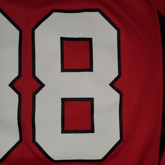 Chicago Blackhawks Patrick Kane Red Fashion Jersey - Picture 11 of 12